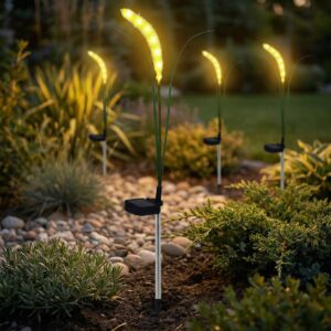 SAULĖS ENERGIJOS LED ŠVIESTUVAS ŽOLĖS FORMOS 6 LED 75CM 1074627 - Image 6