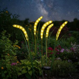 SAULĖS ENERGIJOS LED ŠVIESTUVAS ŽOLĖS FORMOS 6 LED 75CM 1074627 - Image 10