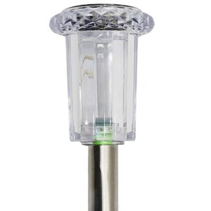 SAULĖS ENERGIJOS LEMPA KRISTALAS INOX 5,5x33CM 1077444 - Image 8
