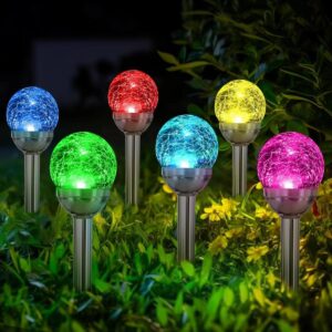 SAULĖS ENERGIJA ĮKRAUNAMAS STIKLINIS ŠVIESTUVAS RUTULYS 7,5x34CM RGB 1077482 - Image 3