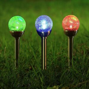 SAULĖS ENERGIJA ĮKRAUNAMAS STIKLINIS ŠVIESTUVAS RUTULYS 7,5x34CM RGB 1077482 - Image 5