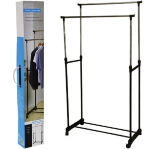 DRABUŽIŲ KABYKLA 80x42x90-160CM DVIGUBA EXCELLENT HOUSEWARE 537981
