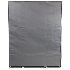 TEKSTILINĖ SPINTA DRABUŽINEI 175x133x43CM TAMSIAI PILKA 28873 1028873 - Image 4