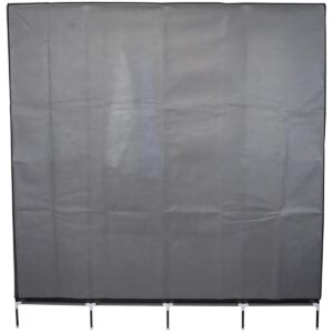 TEKSTILINĖ SPINTA DRABUŽINEI 168x45x172CM TAMSIAI PILKA 45238 1045238 - Image 6