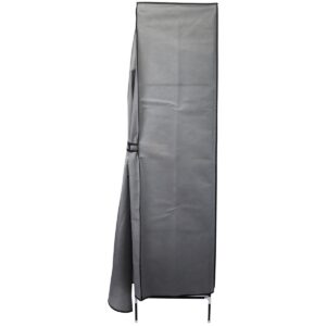 TEKSTILINĖ SPINTA DRABUŽINEI 168x45x172CM TAMSIAI PILKA 45238 1045238 - Image 7