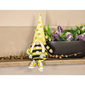 NYKŠTUKAS GNOMAS BITUTĖ 25CM SU SPORTINIAIS BATELIAIS PAVASARINĖ DEKORACIJA 1052595 - Image 3