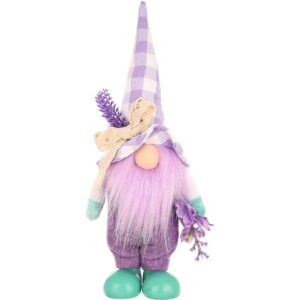 SKRZAT GNOM 25CM SU LEVANDOMIS BERNIUKAS PAVASARINĖ DEKORACIJA 1052441 - Image 2