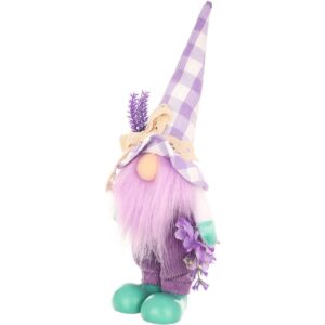 SKRZAT GNOM 25CM SU LEVANDOMIS BERNIUKAS PAVASARINĖ DEKORACIJA 1052441 - Image 3