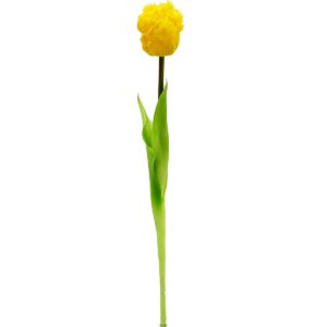 GELTONA TULPĖ 38CM KAIP GYVA PAVASARINĖ DEKORACIJA 1074948 - Image 2
