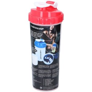 PLASTIKOWY SZEJKER DO ODŻYWEK BIDON 550ML DUNLOP CZERWONY 135847 - Image 4