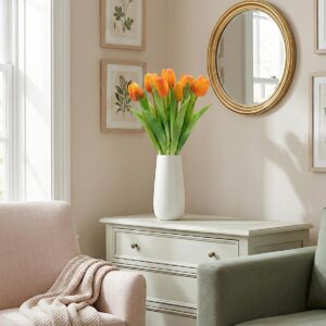 7 ORANŽINIŲ TULIPANŲ PUOKŠTĖ 31CM KAIP GYVI PAVASARIO DEKORACIJA 1074986 - Image 7