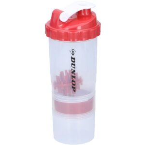 PLASTIKOWY SZEJKER DO ODŻYWEK BIDON 550ML DUNLOP CZERWONY 135847 - Image 5