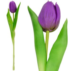 VIOLETINĖ TULPĖ 31CM KAIP GYVA PAVASARINĖ DEKORACIJA 1075082 - Image 7