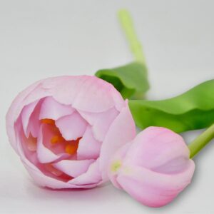 5 PEONIŲ TULIPANŲ PUOKŠTĖ ROŽINĖ 39CM KAIP GYVI PAVASARIO DEKORACIJA 1075129 - Image 6