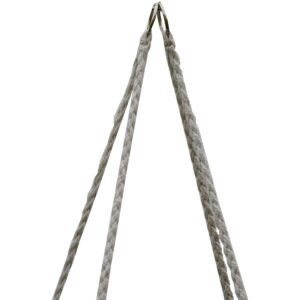 AŽŪRINIS HAMAKAS KABANTIS KRĖSLAS GANDRALIZDIS 80x60CM ECRU 1018027 - Image 10