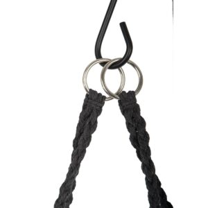 AŽŪRINIS HAMAKAS KABANTIS KRĖSLAS GANDRALIZDIS 80x60CM TAMSIAI PILKAS 1018607 - Image 9