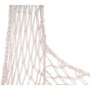 AŽŪRINIS HAMAKAS KABANTIS KRĖSLAS GANDRALIZDIS 60x60x150CM SU PAGALVE ECRU 1063805 - Image 10