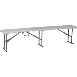 SULANKSTOMAS KETERINGO SUOLAS 183X28X43CM BALTAS 1039848