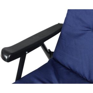 SULANKSTOMA SODO KĖDĖ 59X66X45/90CM SU PAGALVĖLE TAMSIAI MĖLYNA 1055695 - Image 6