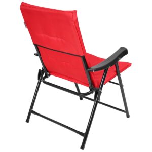 SULANKSTOMA SODO KĖDĖ 59X66X45/90CM SU PAGALVĖLE RAUDONA 1055718 - Image 6