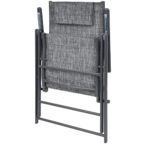 SODO KĖDĖ 57x68x106CM 2xTEXTLINE 7 PADĖČIŲ SU GALVOS ATRAMA RINKINYS 2VNT. 1065021 - Image 3
