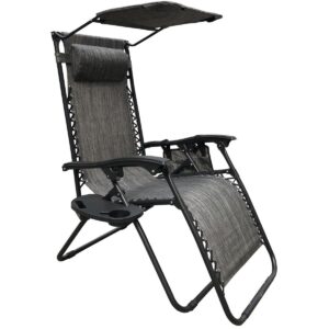 SULANKSTOMAS DAUGIAFUNKCIS SODO GULTAS SU STOGELIU 173X52/65X110CM PILKAS 1020204