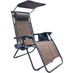 SULANKSTOMAS DAUGIAFUNKCIS SODO GULTAS SU STOGELIU 173X52/65X110CM RUDAS 1020211