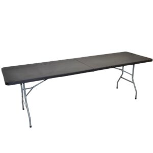SULANKSTOMAS KATERINGO STALAS LAGAMINO FORMOS 240x74x74CM 150KG JUODAS 1075273 - Image 8