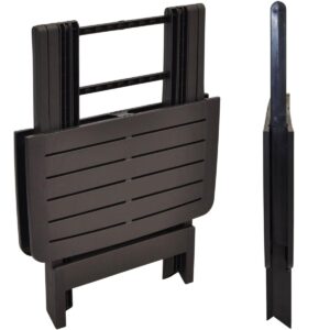 SULANKSTOMAS PLASTIKINIS SODO STALAS 72x79x70CM ANTRACITO SPALVOS 607408 - Image 3