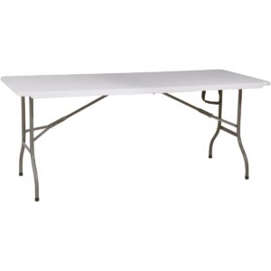 SULANKSTOMAS KATERINGO STALAS LAGAMINO FORMOS 180x70CM MAKS. 100KG BALTAS 1039800