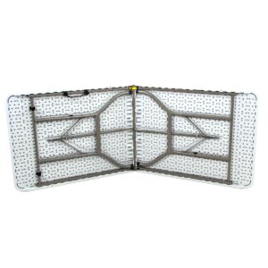 SULANKSTOMAS KATERINGO STALAS LAGAMINO FORMOS 180x70CM MAKS. 100KG BALTAS 1039800 - Image 5