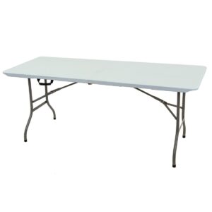 SULANKSTOMAS KATERINGO STALAS LAGAMINO FORMOS 180x70CM MAKS. 100KG BALTAS 1039800 - Image 6