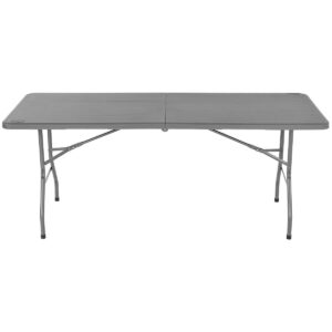 SULANKSTOMAS KATERINGO STALAS LAGAMINO FORMOS 180x70CM MAKS. 100KG PILKAS 1045610 - Image 2
