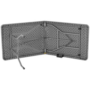 SULANKSTOMAS KATERINGO STALAS LAGAMINO FORMOS 180x70CM MAKS. 100KG PILKAS 1045610 - Image 4