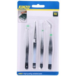 PINCETŲ RINKINYS 4 VNT. KINZO 793405