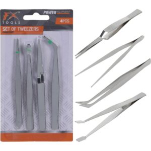 PINCETŲ RINKINYS 4 VNT. FX TOOLS 825668 - Image 2
