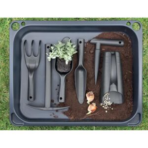 PLASTIKINIS Kauptukas IR GRĖBLYS 2-VIENAME HOE 283715 - Image 2