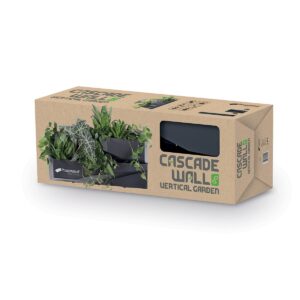 VERTIKALUS SODAS GĖLĖMS 4SET ANTRACITO SPALVOS 289922