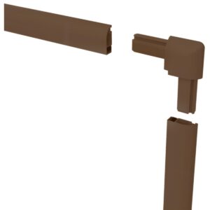 ALIUMINIS LANGO TINKLELIS NUO VABZDŽIŲ 120X140 RUDAS 9004661 - Image 3