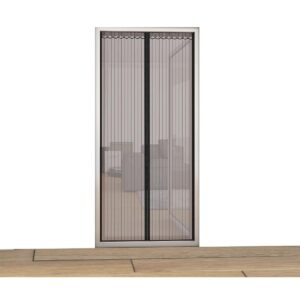 LAMELINIS DURŲ TINKLAS NUO UODŲ 100X220 CM SU MAGNETINIU UŽDARYMU 9002735 - Image 2