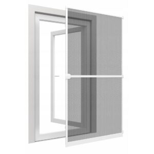 ALIUMINIS DURŲ TINKLAS NUO VABZDŽIŲ 100X215 BALTAS BASIC PLUS 9016893 - Image 4