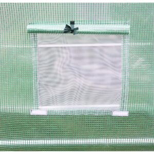 SODAS TUNELIS ŠILTNAMIS 200x350x200CM PE PLIENINĖ KONSTRUKCIJA ŽALIAS 1052052 - Image 3