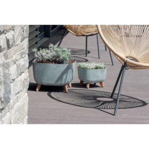 GRACIA SQUARE VAZONAS BETONO EFEKTAS 39x39CM 464176 - Image 8