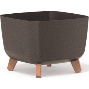 GĖLIŲ VAZONAS GRACIA SQUARE ECO WOOD 29x29CM KAVOS SPALVOS 469973