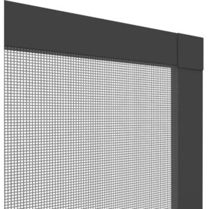 ALIUMININIS LANGO TINKLELIS NUO UODŲ 80X100CM ANTRACITO SPALVOS 9000601 - Image 4