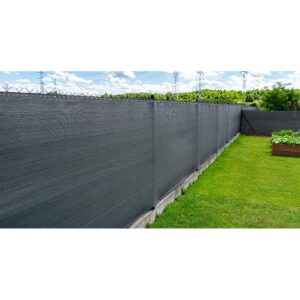ŠEŠĖLIAVIMO TINKLAS MASKUOJANTIS TVOROS UŽDANGA 140G/M2 1,5X25M TAMSIAI PILKA 1061726 - Image 9