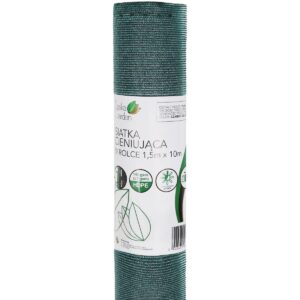 ŠEŠĖLINIS MASKUOJAMASIS TINKLAS TVOROS UŽDANGA 140G/M2 1.5X10M TAMSIAI ŽALIAS 1061801 - Image 4