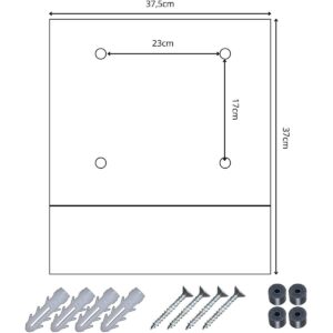 PAŠTO DĖŽUTĖ 37X37X10.5CM 1067544 SASKA GARDEN 1067544 - Image 6