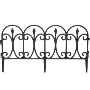 PLASTIKINĖ SODO TVORELĖ JUODA 59x33CM 4 PANELĖS KINZO 261225 - Image 2