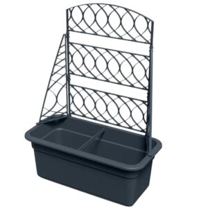 VAZONAS SU PERGOLA BLOMA 60CM ANTRACITO SPALVOS 760674